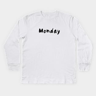 Monday Mood Kids Long Sleeve T-Shirt